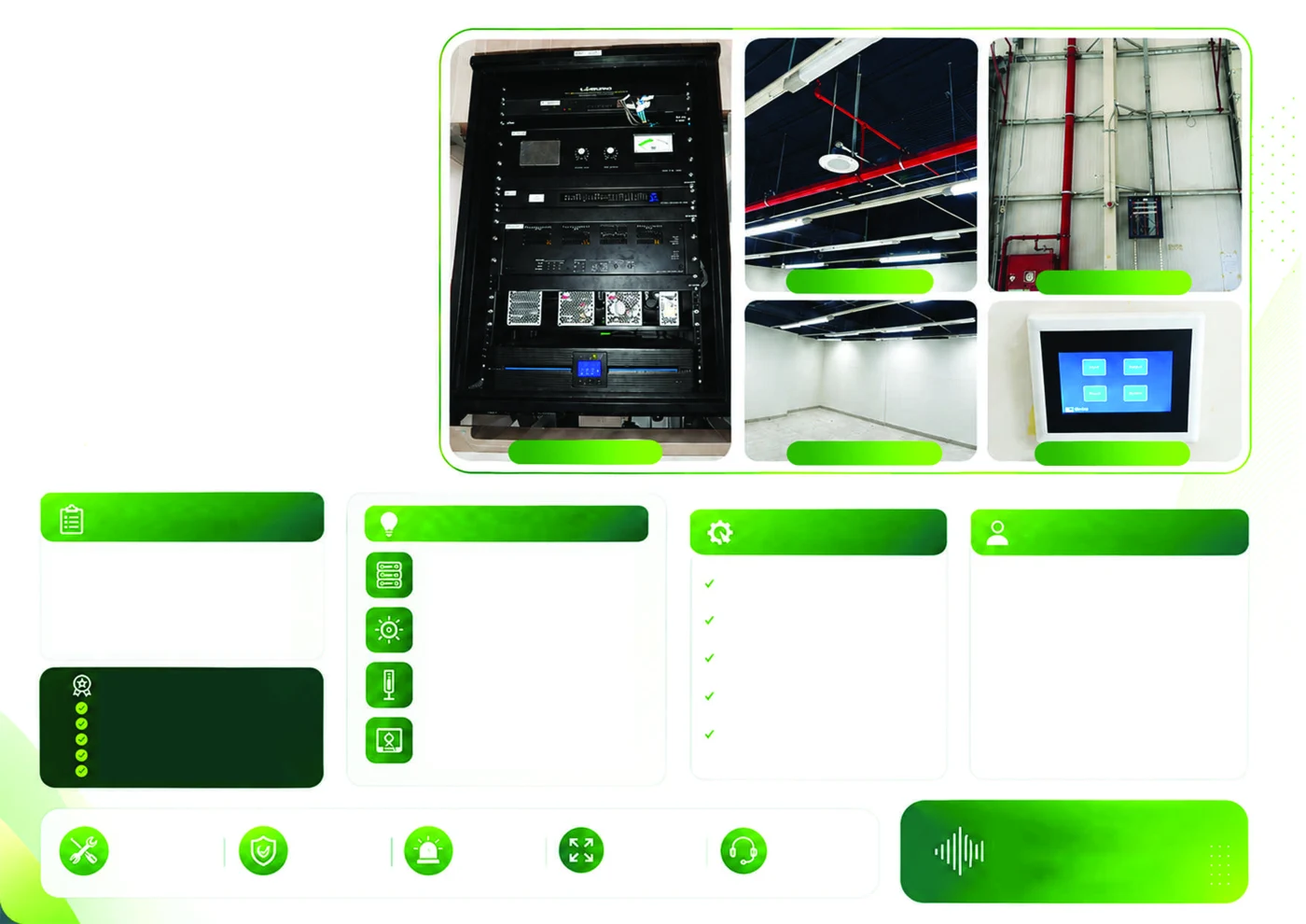 Alshaya Group — Warehouse PA & BGM — Commercial AV